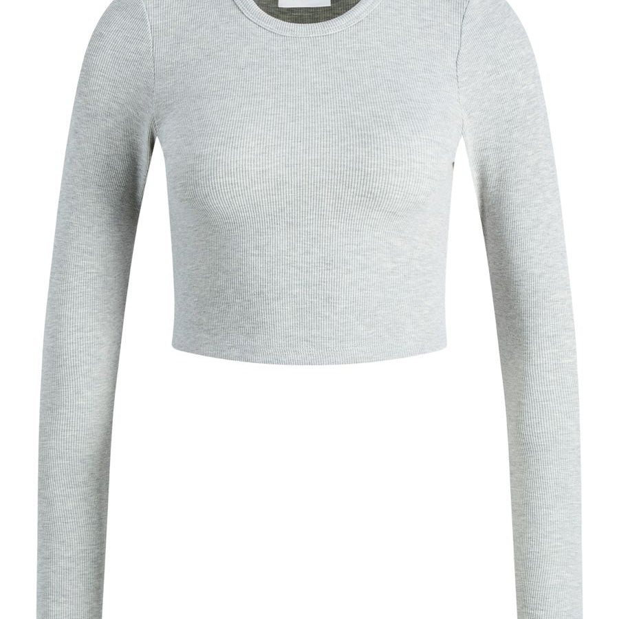 JXFELINE STR LS RIB TEE JRS NOOS
