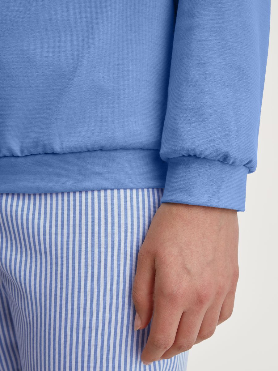 DAMEN Pyjama mit Bündchen