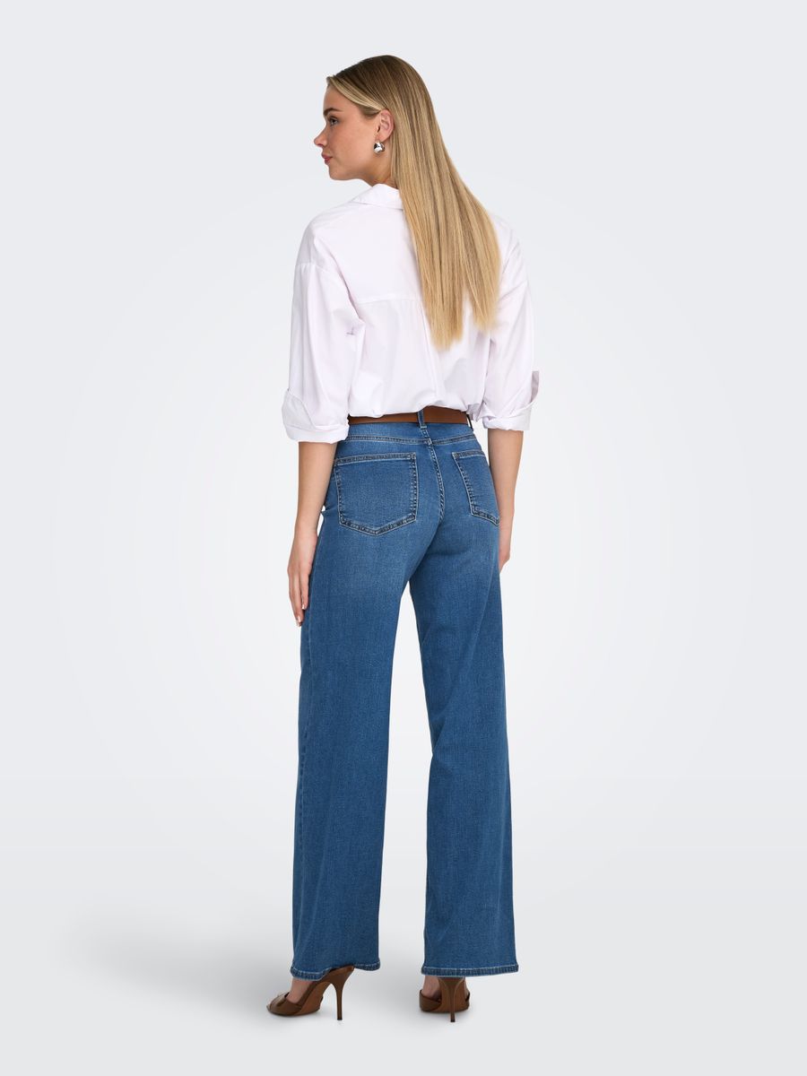 ONLMADISON BLUSH HW WIDE DNM DOT372