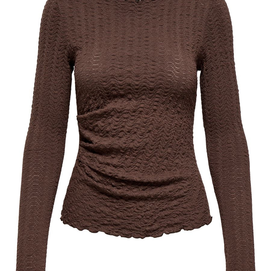 ONLELLA L/S RUCHING TOP JRS
