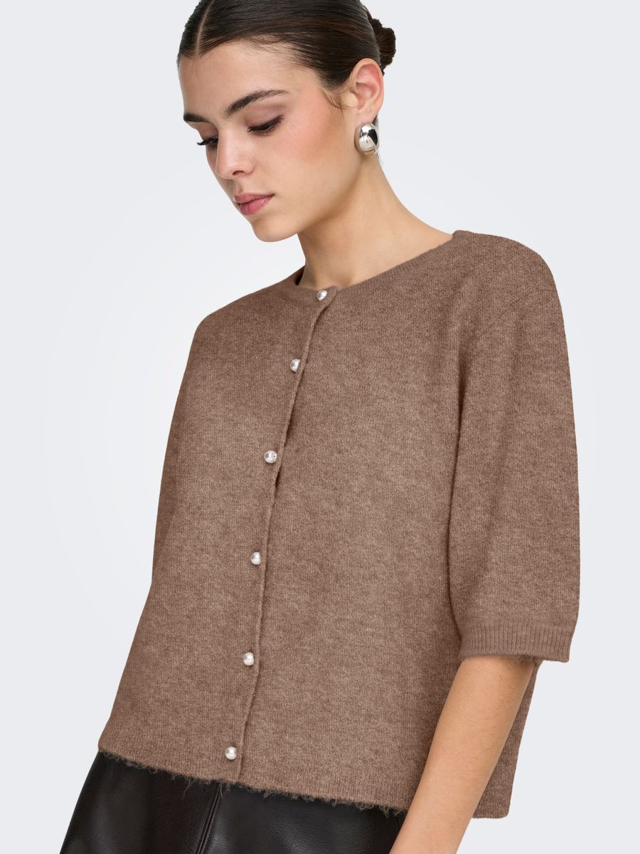 JDYRUE LIFE 2/4 PEARL CARDIGAN KNT