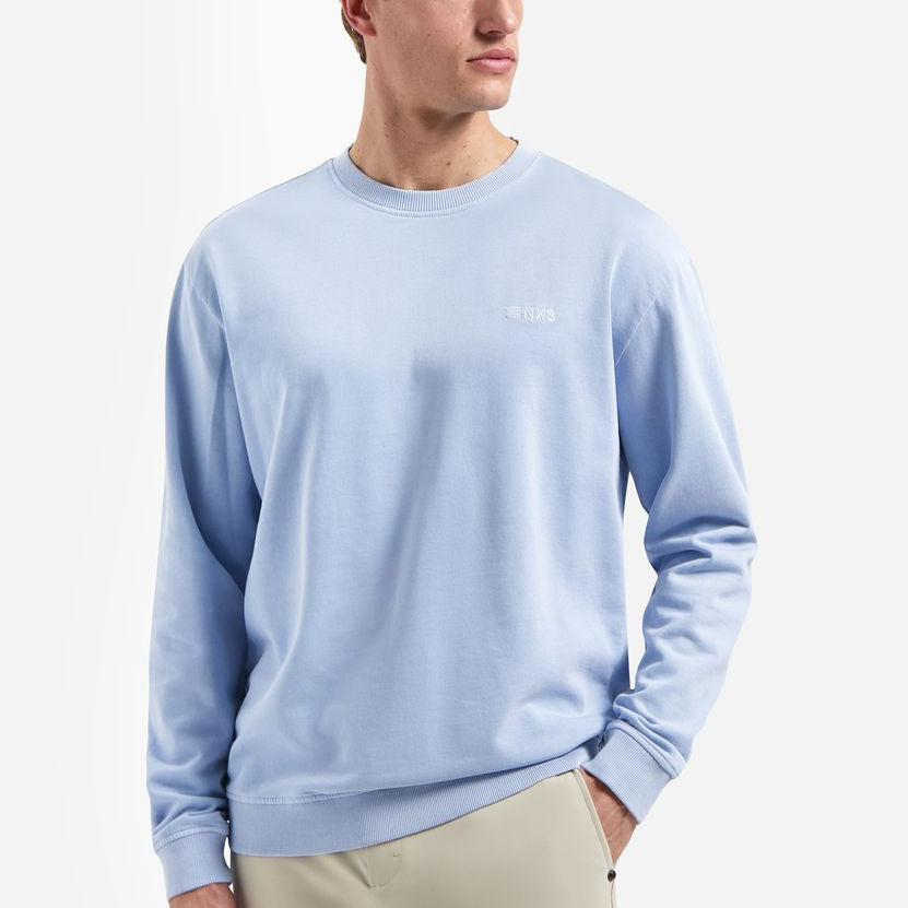 Sweater Crewneck French Terry Garment Dyed