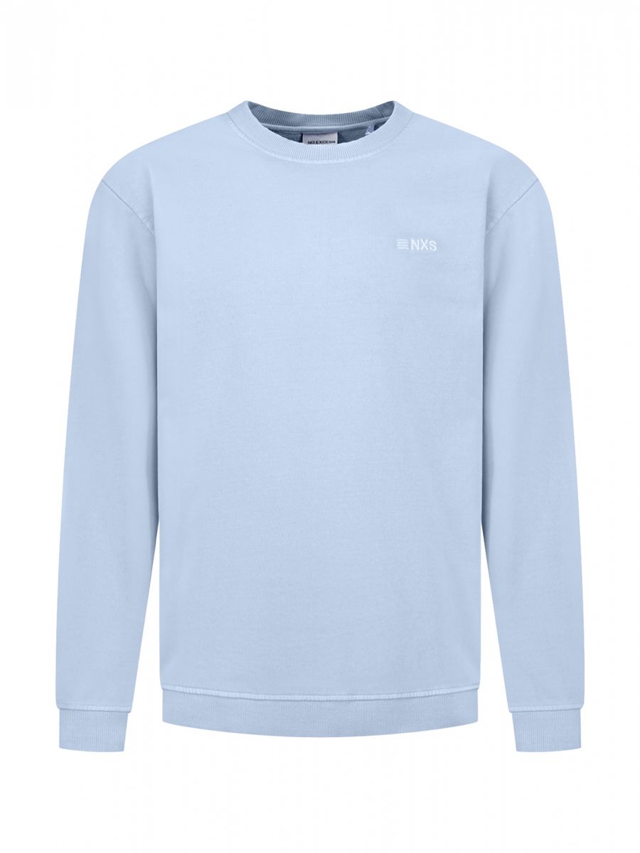 Sweater Crewneck French Terry Garment Dyed