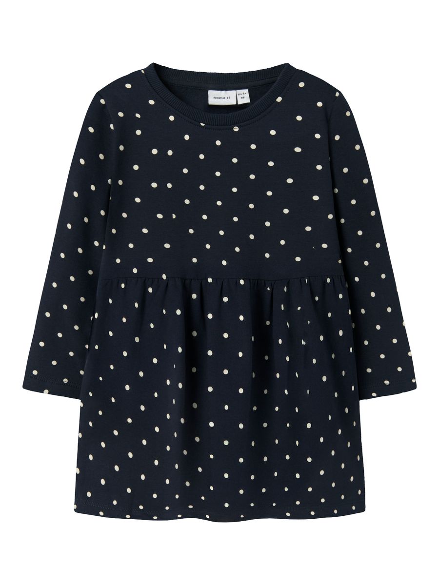 NMFDAVINA LS SWEAT BRU DRESS NOOS