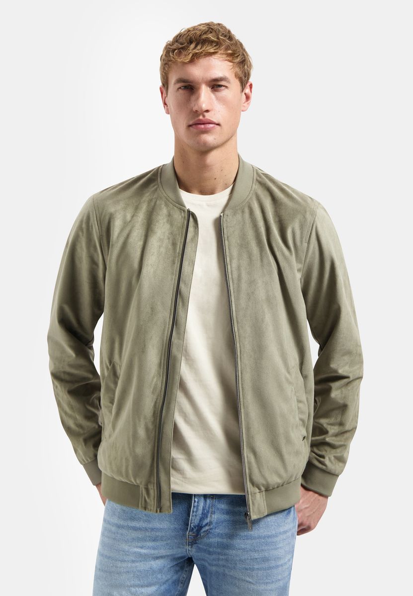 Jacket Short Fake Suede