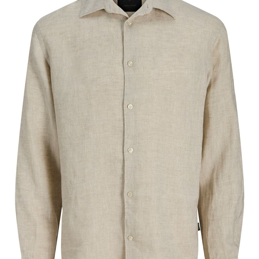 JPRBLALAWRENCE LINEN LS SHIRT SN