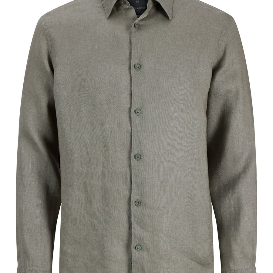 JPRBLALAWRENCE LINEN LS SHIRT SN