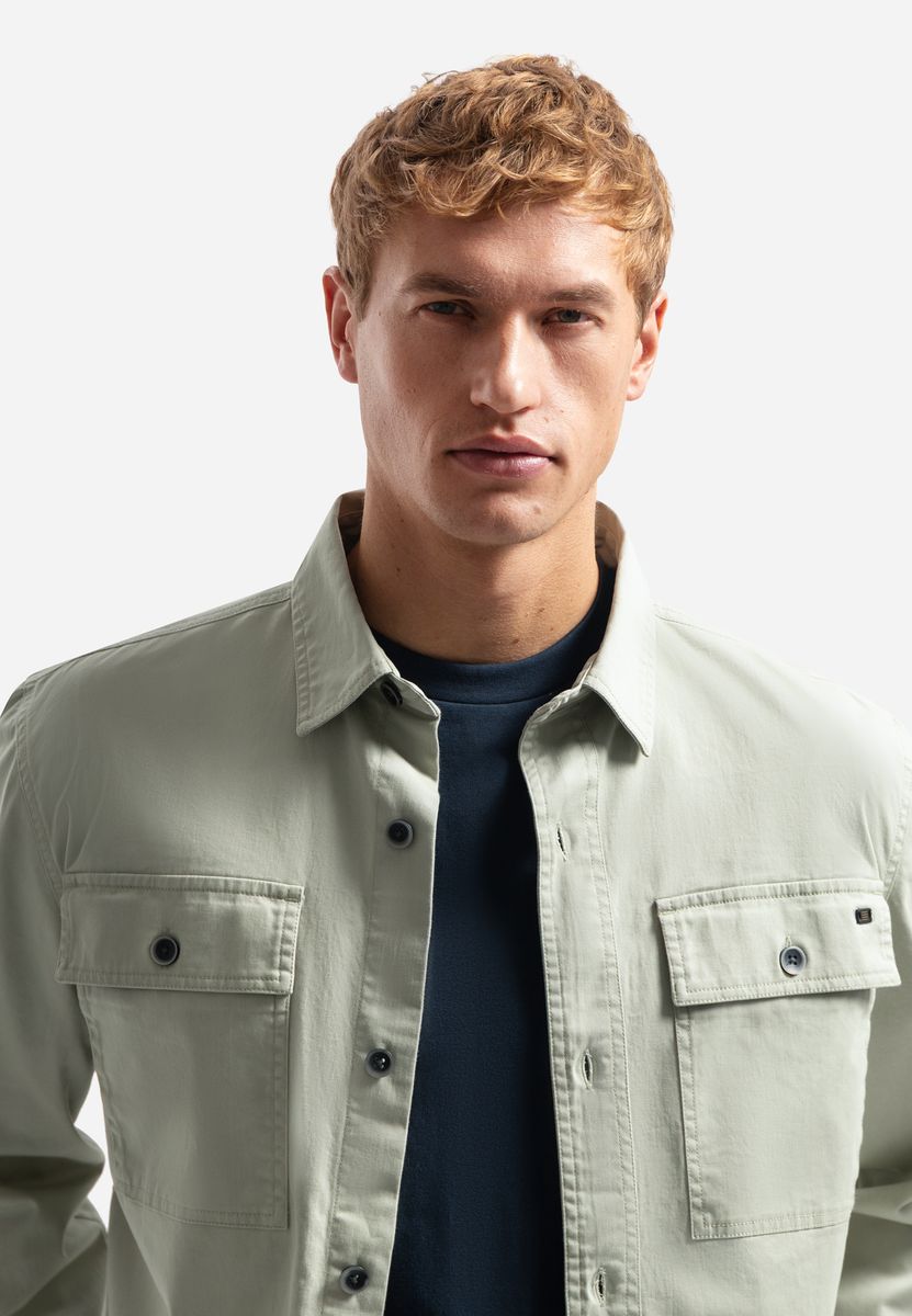 Overshirt Buttons Twill Stretch