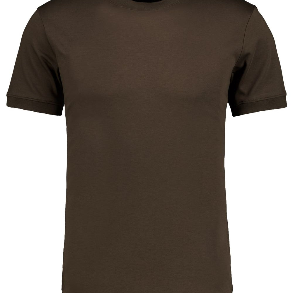 T-Shirt round neck waist rib