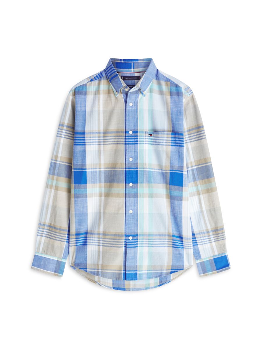 MADRAS SLUB LS SHIRT RF SHIRT