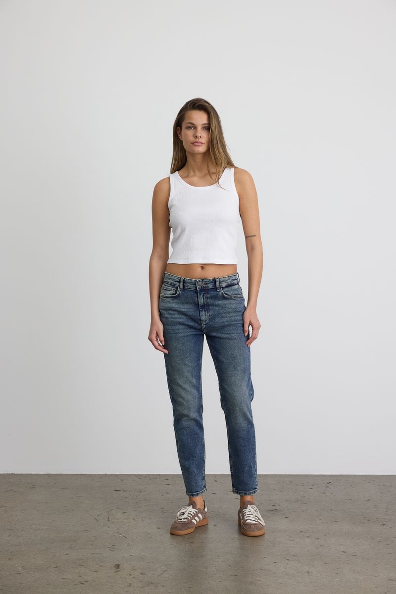 NMMONI HW STRAGHT ANK JEANS AZ221DB