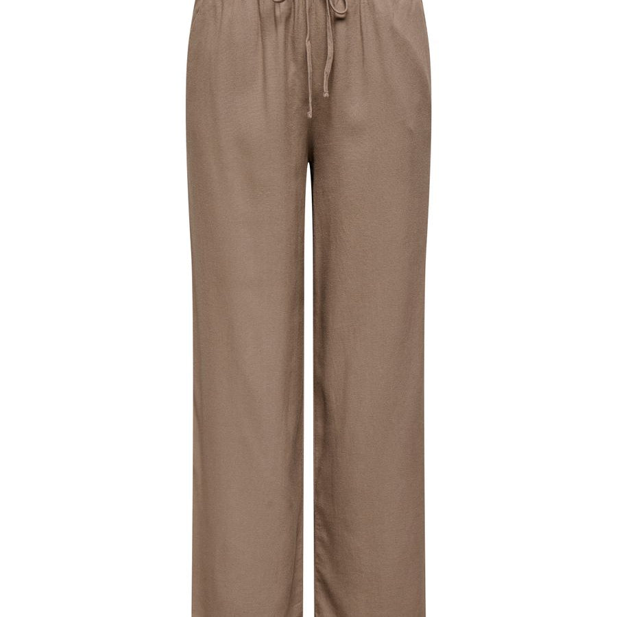 JDYSAY HW LINEN WIDE PANT WVN NOOS