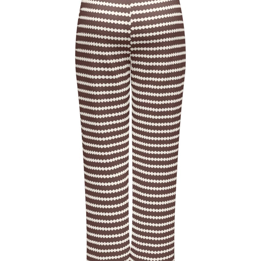 ONLEVA STRIPE WIDE LEG PANT JRS