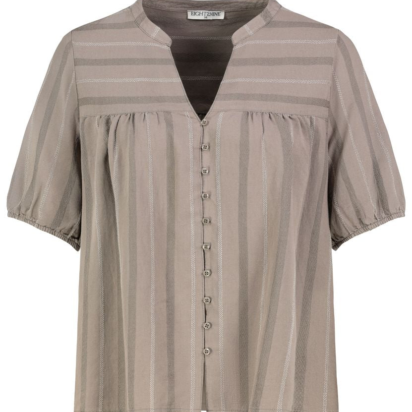 Damen, Bluse kurzarm