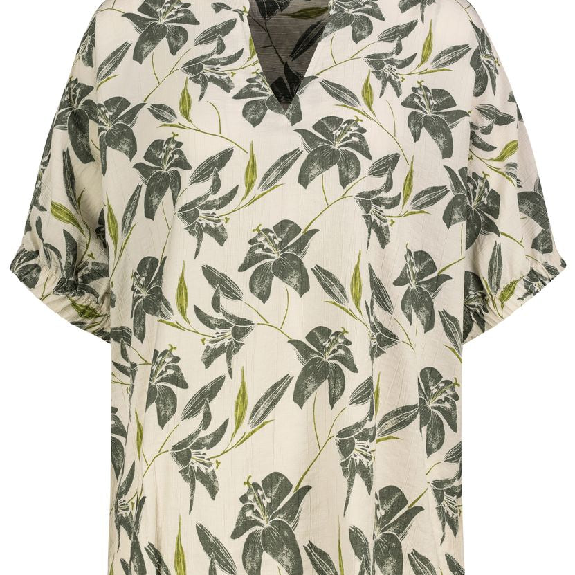 Damen, Bluse kurzarm