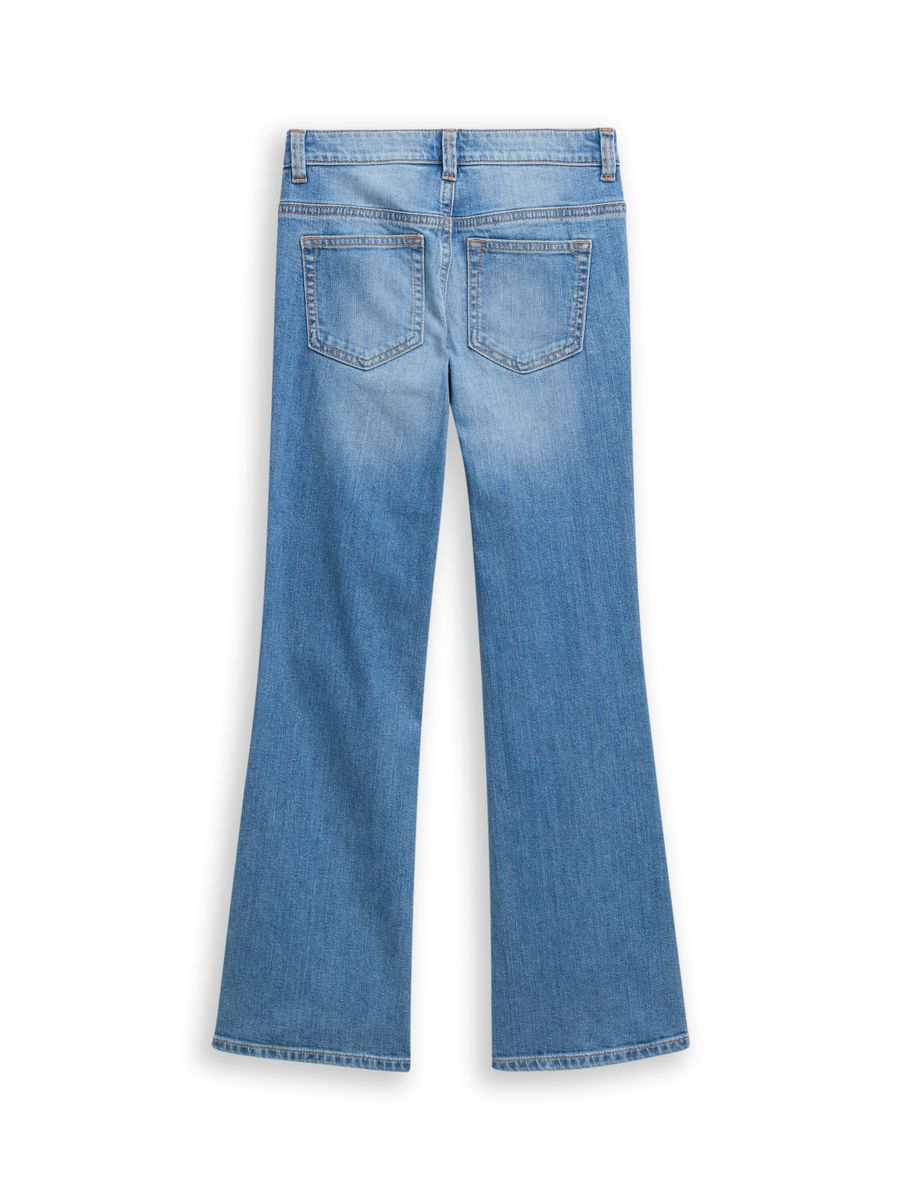 flared denim