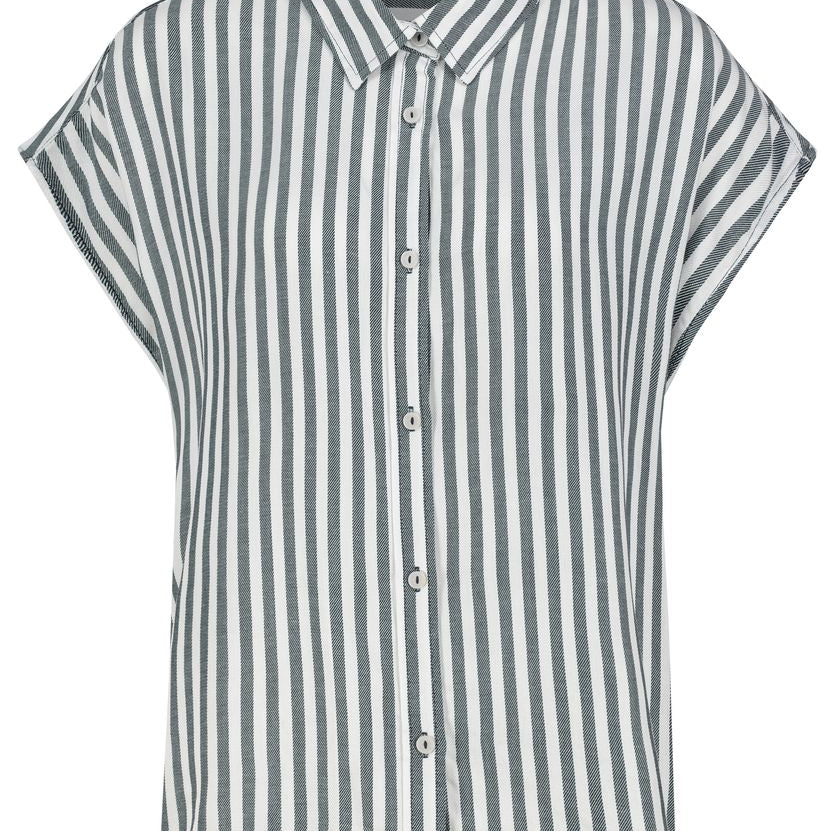 Damen, Bluse kurzarm