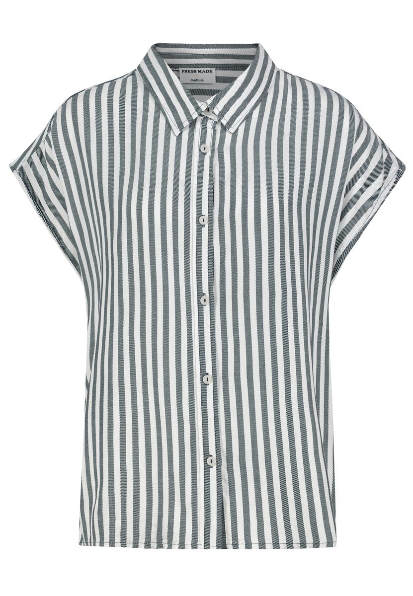 Damen, Bluse kurzarm