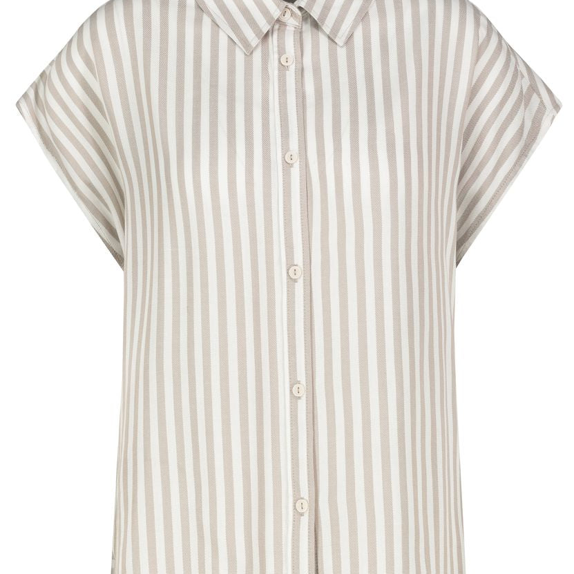 Damen, Bluse kurzarm