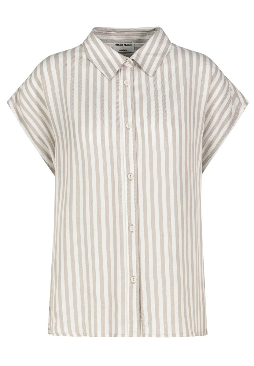 Damen, Bluse kurzarm