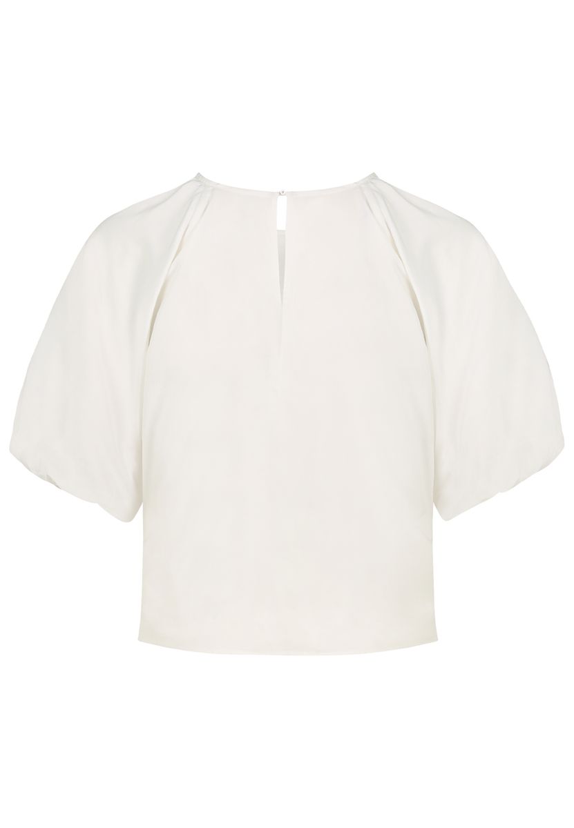 Damen, Bluse kurzarm