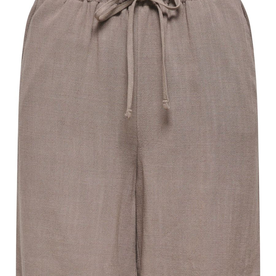 ONLSIESTA MW PULL-UP LIN BL SHORTS
