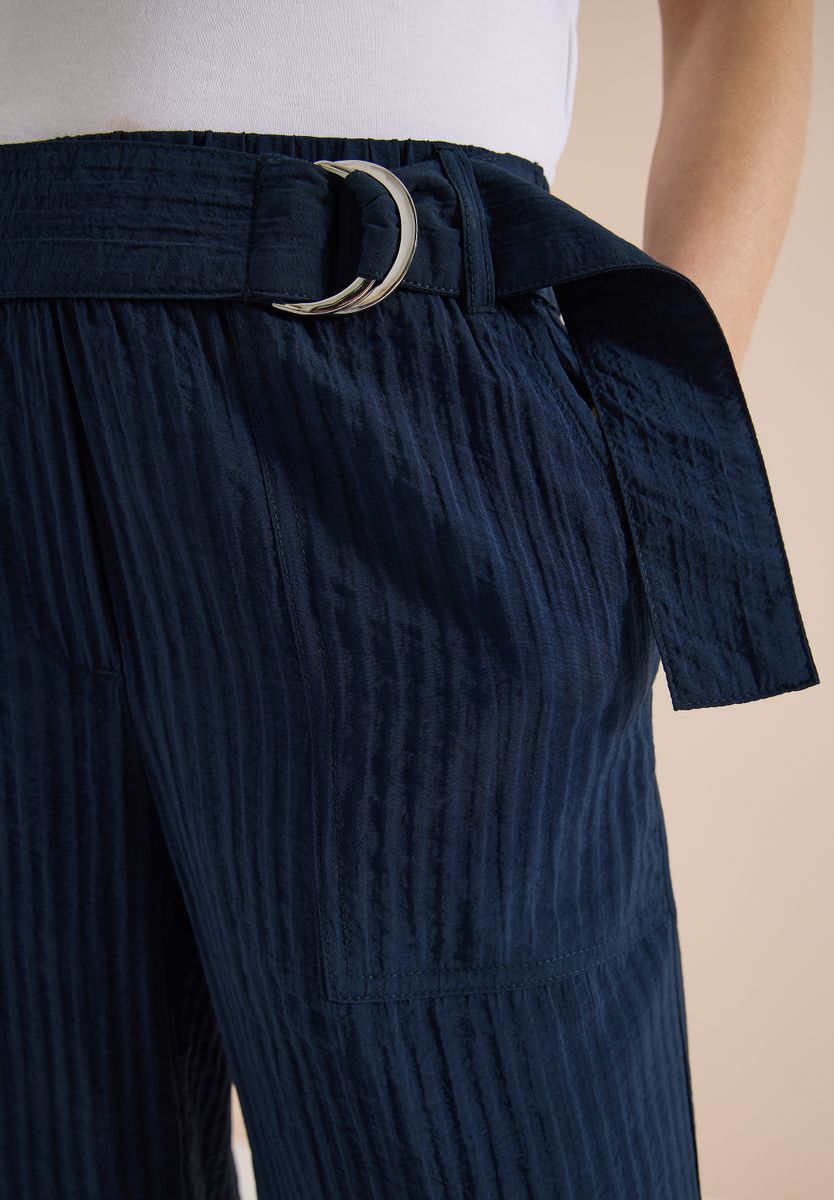 High Waist Wide Leg Hose im Loose Fit