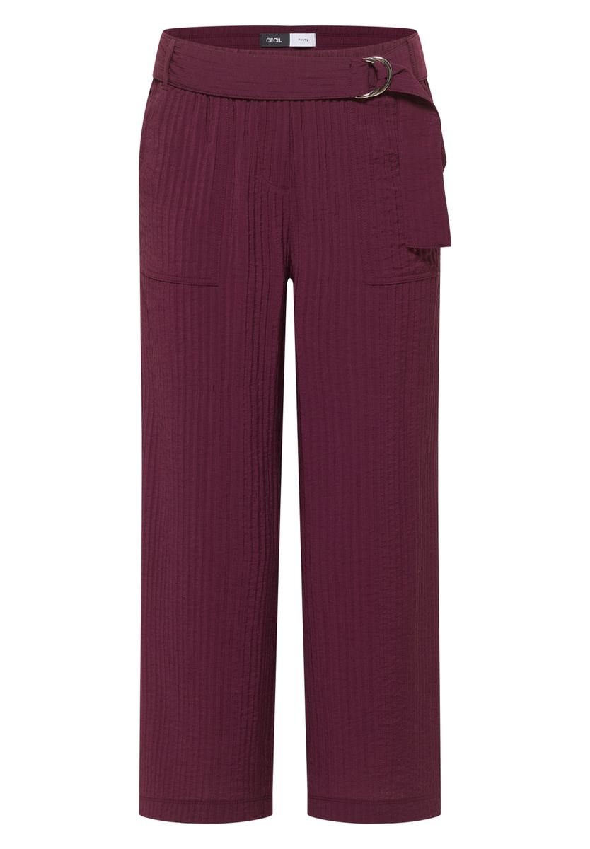 7/8 High Waist Wide Leg Hose im Loose Fit