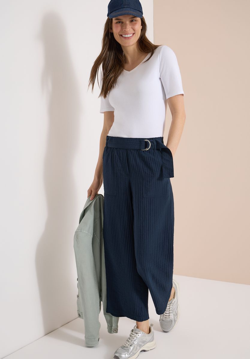 High Waist Wide Leg Hose im Loose Fit
