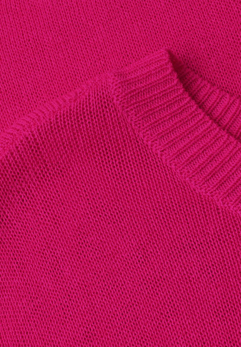 Pullover mit U-Boot-Ausschnitt