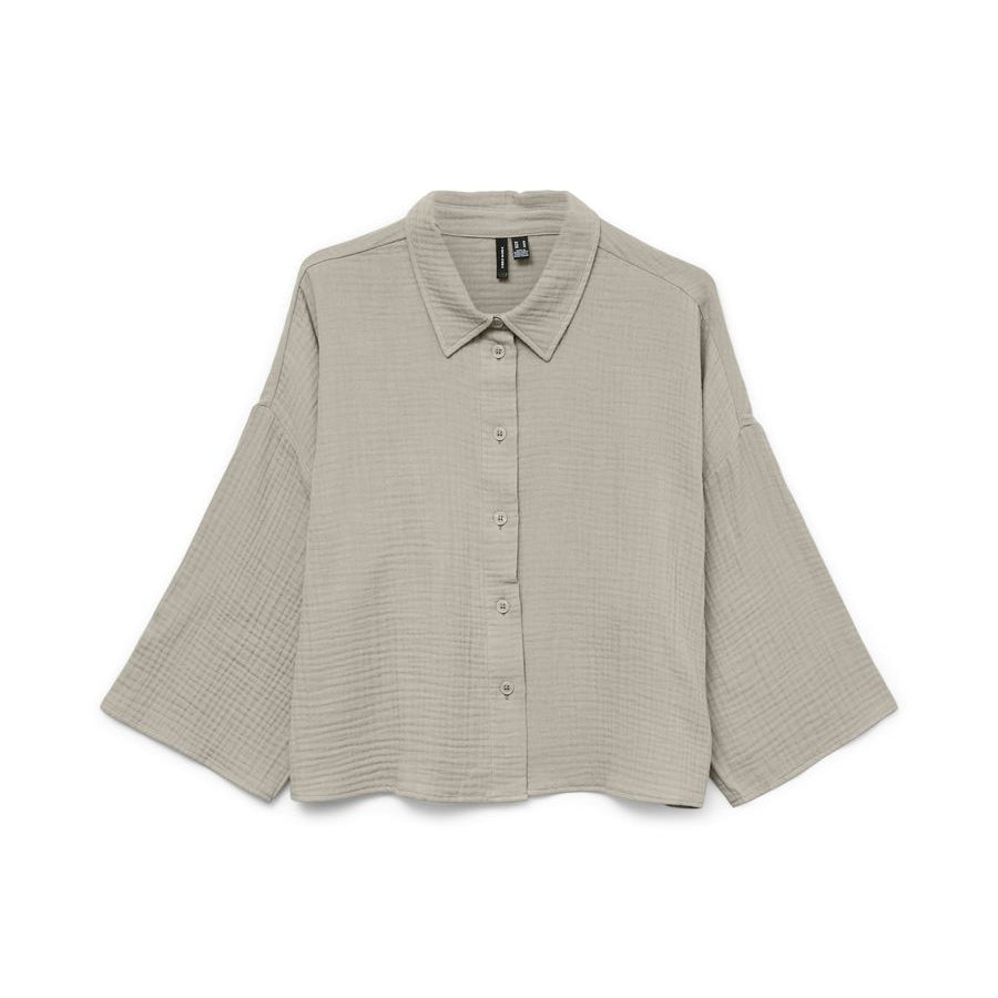 VMNATALI CROP SHIRT WVN NOOS