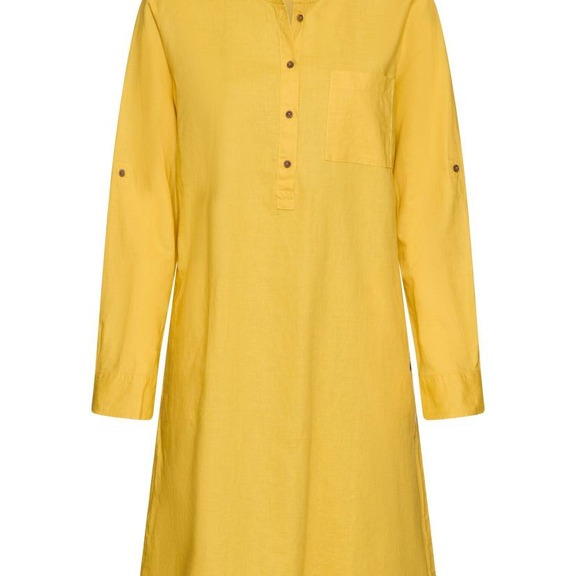 Hemdblusenkleid mit Stehkragen