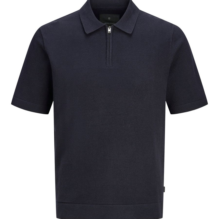 JPRBLAMILANO SPRING KNIT ZIP POLO S