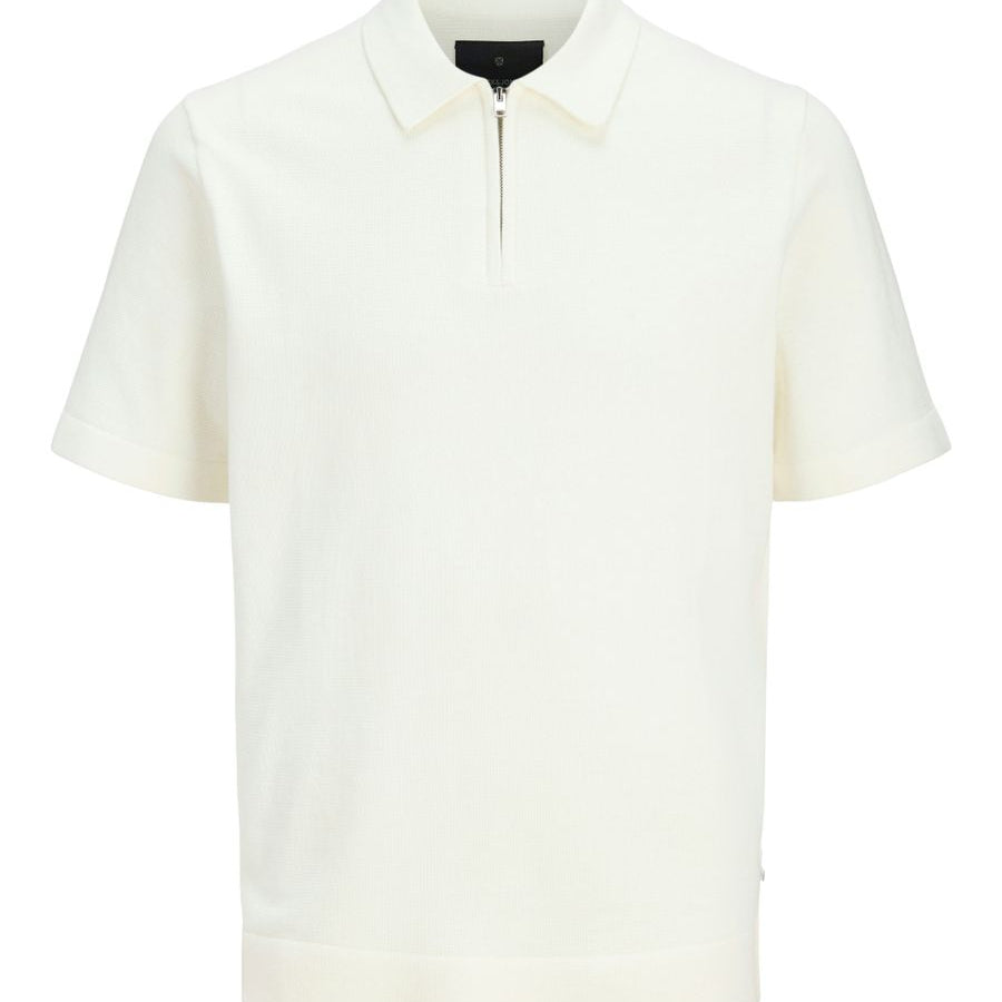 JPRBLAMILANO SPRING KNIT ZIP POLO S