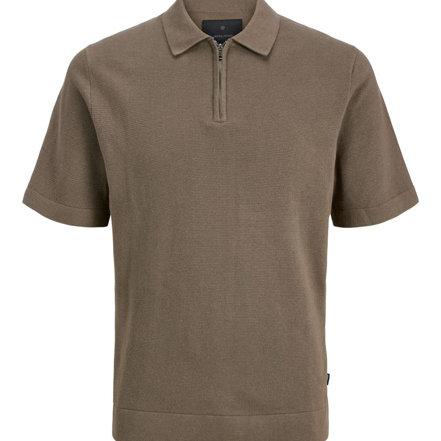 JPRBLAMILANO SPRING KNIT ZIP POLO S