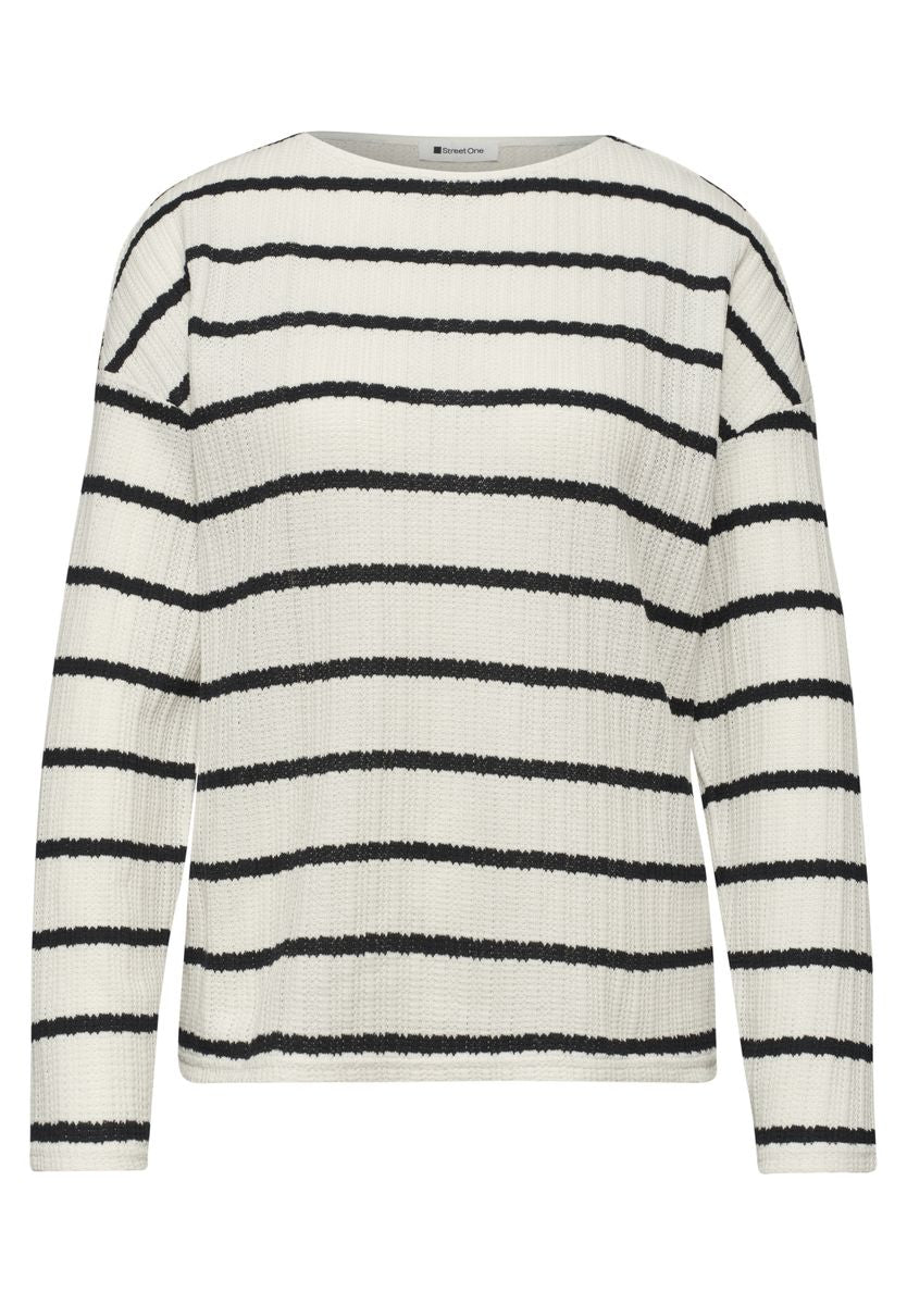 Langarm Shirt im Strick-Look