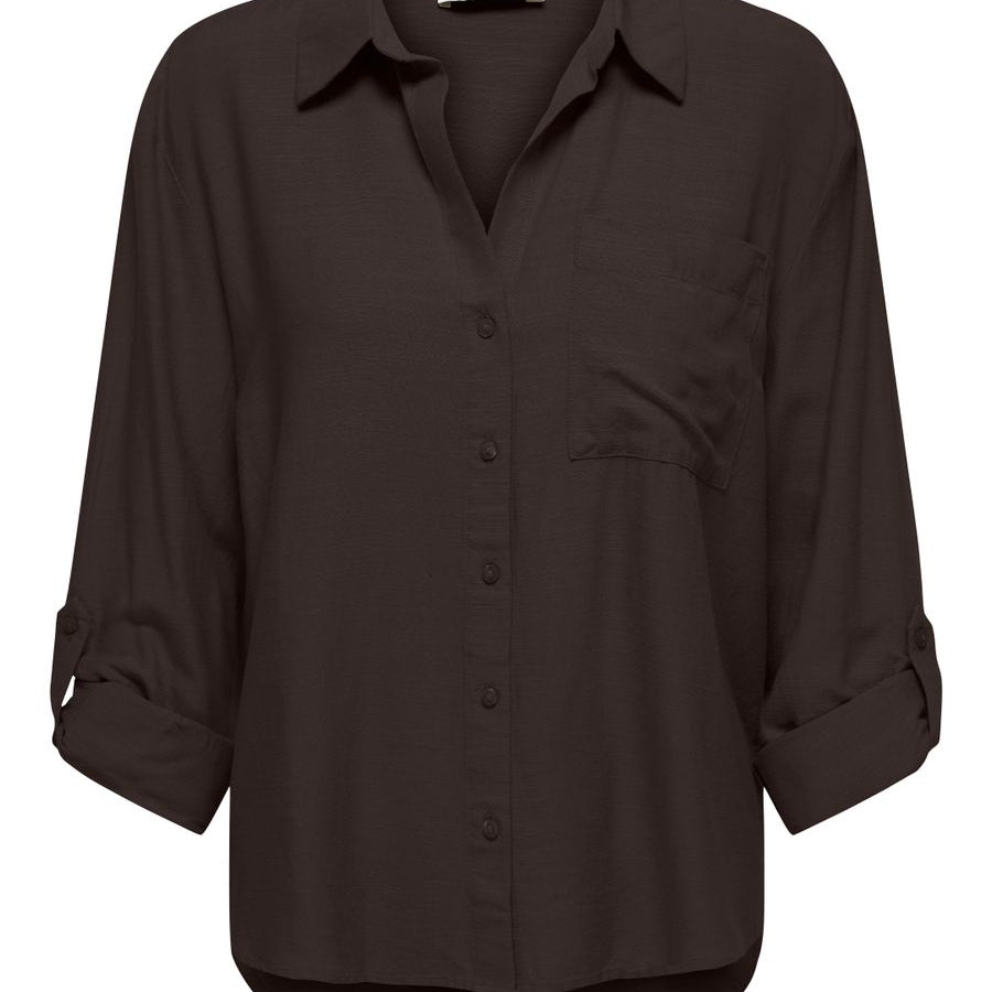 JDYCAYA LINEN LOOSE L/S SHIRT WVN N