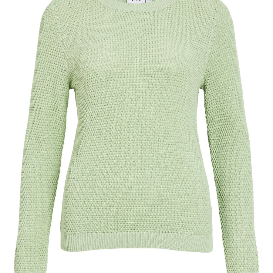 VIDALO O-NECK L/S KNIT TOP- NOOS