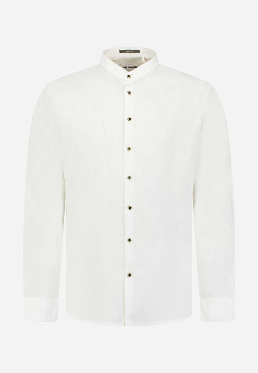 Shirt With Linen Granddad