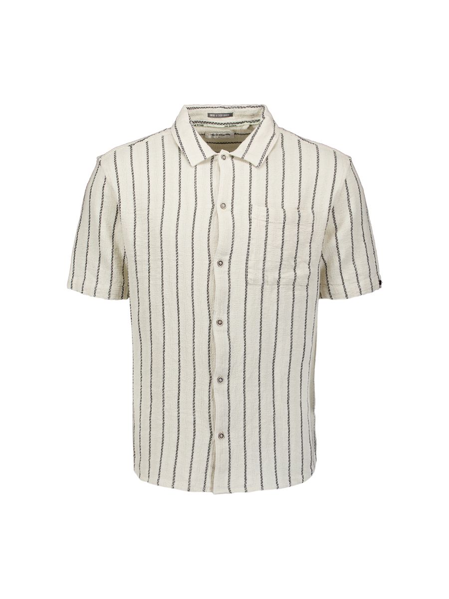 Shirt Short Sleeve Dobby 2Tone Stripe