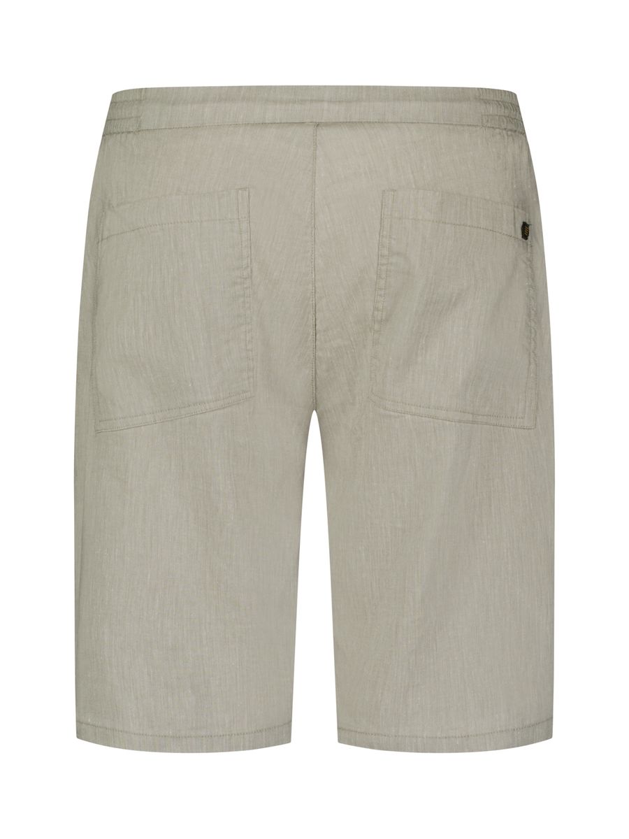 Short Chino With Linen