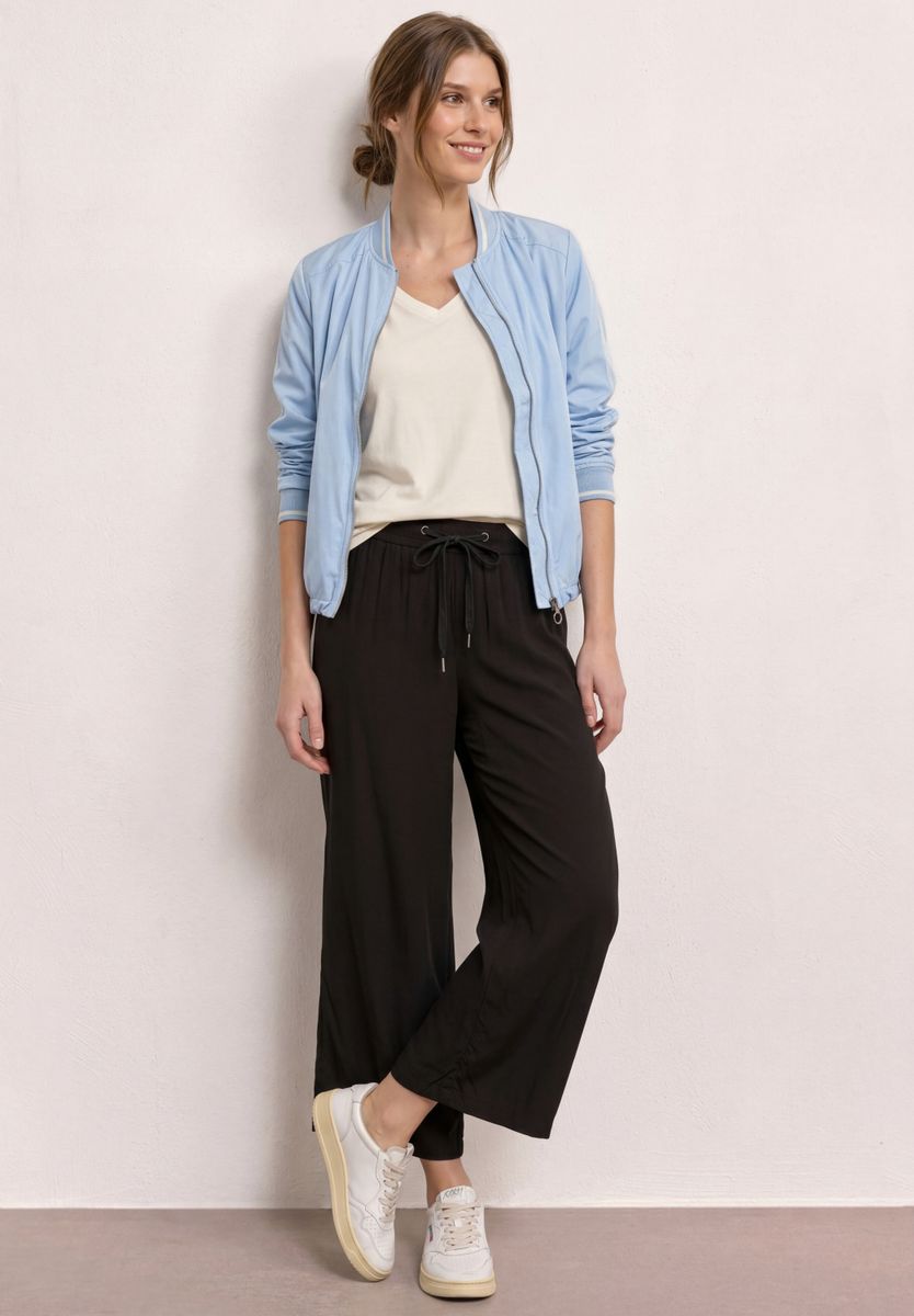 High Waist Wide Leg Hose im Loose Fit
