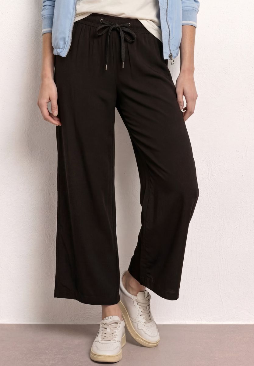 High Waist Wide Leg Hose im Loose Fit