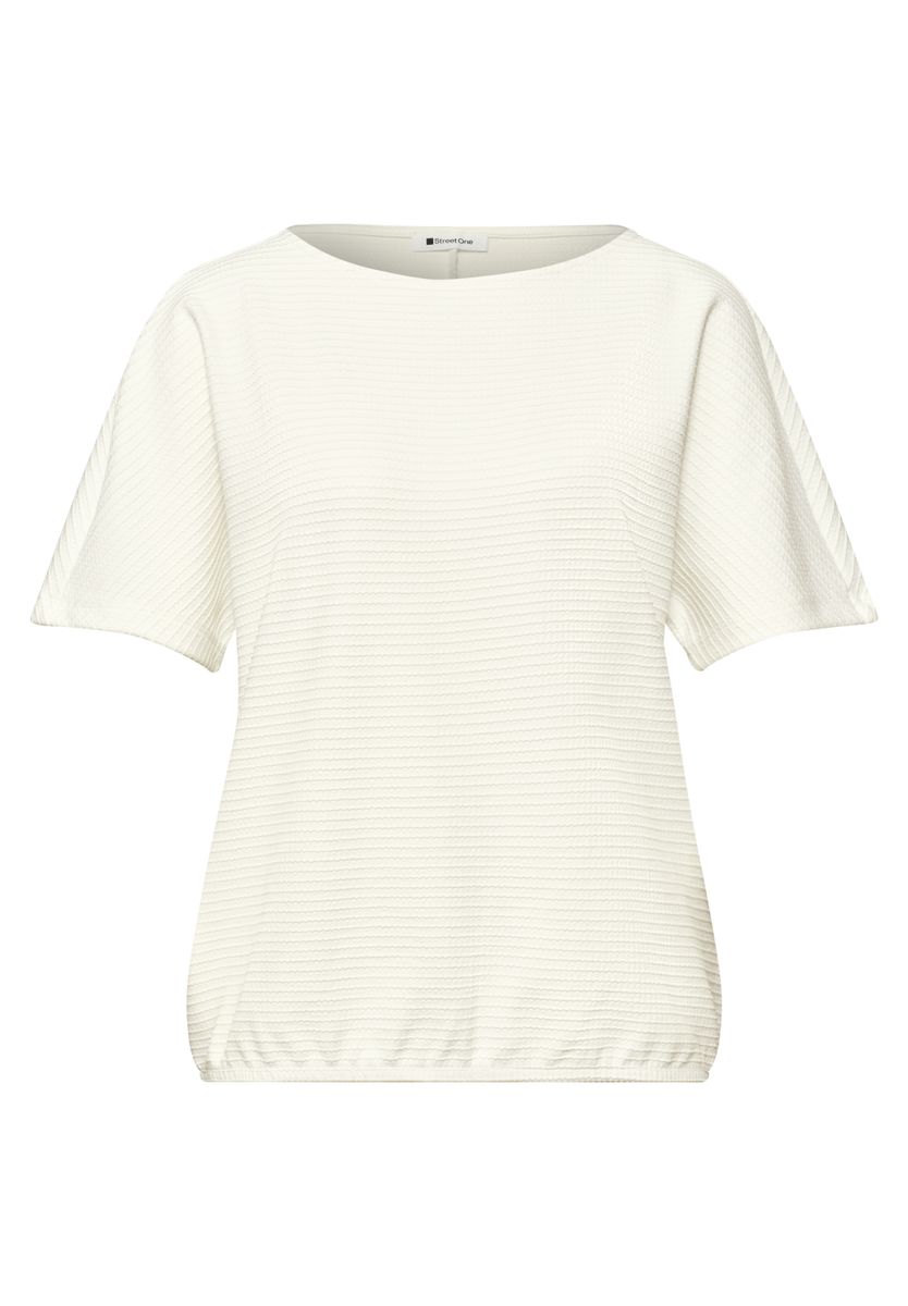 Dropped Shoulder Shirt mit Struktur