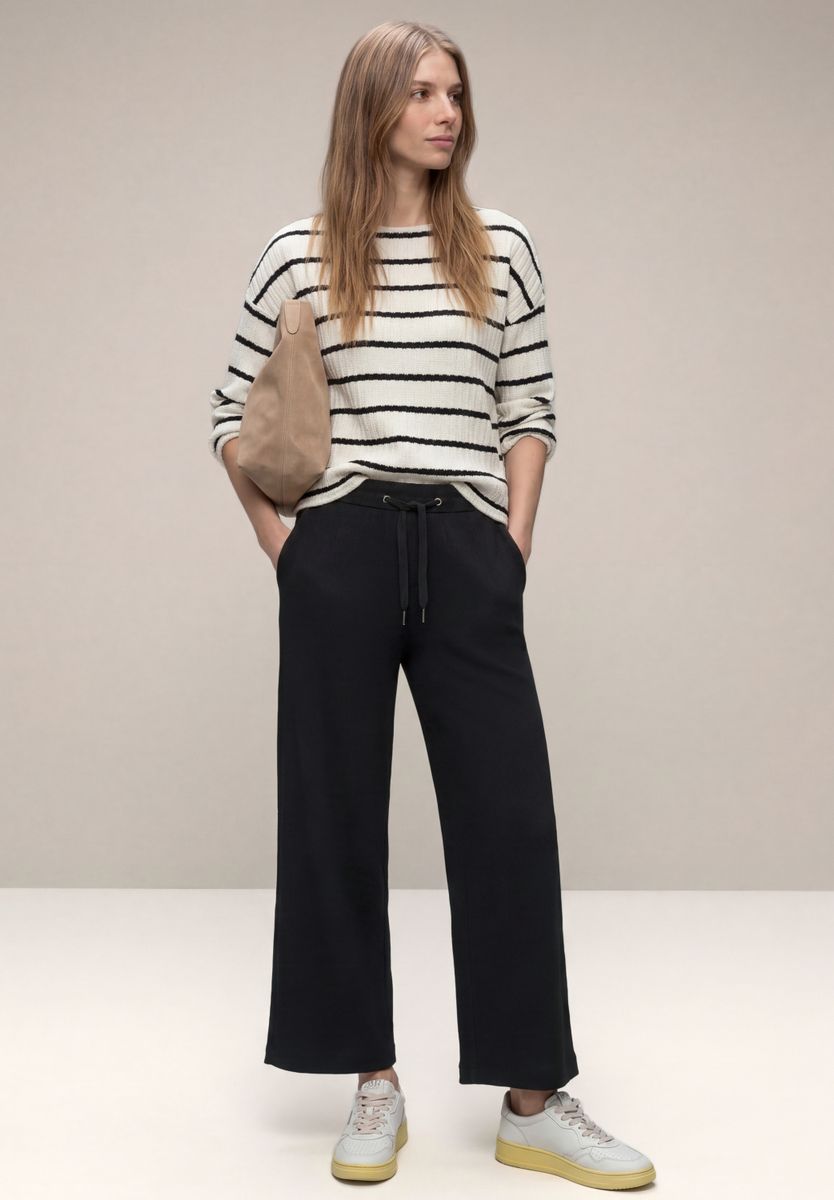 High Waist Wide Leg Hose im Casual Fit
