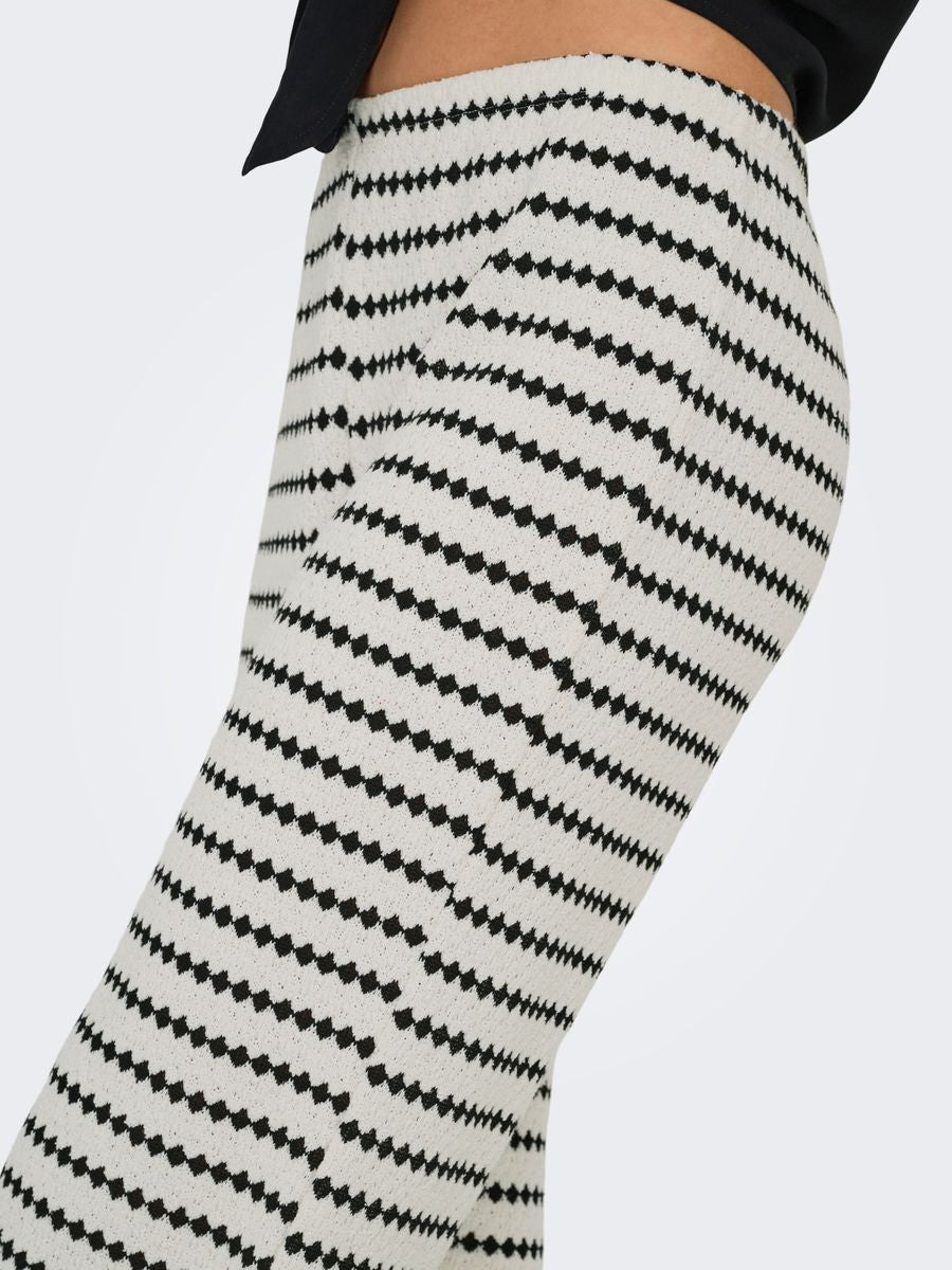 ONLEVA STRIPE WIDE LEG PANT JRS