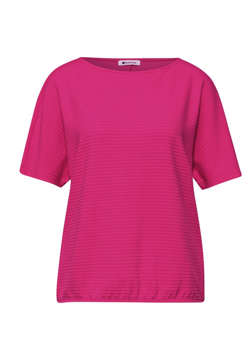 Dropped Shoulder Shirt mit Struktur