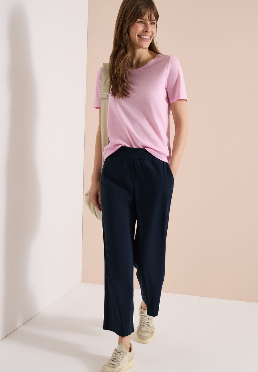 High Waist Wide Leg Hose im Loose Fit