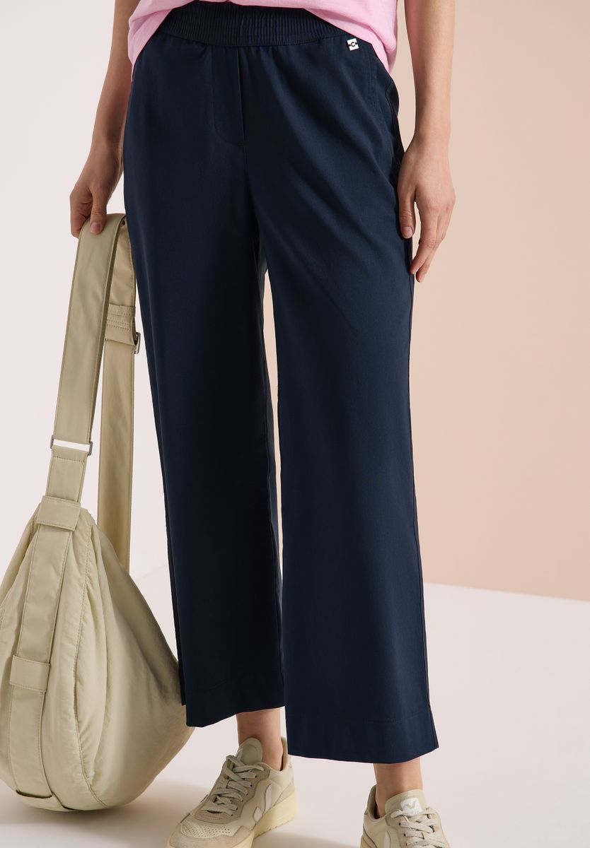 High Waist Wide Leg Hose im Loose Fit