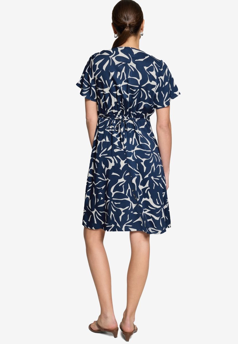 Minikleid mit Blumenmuster